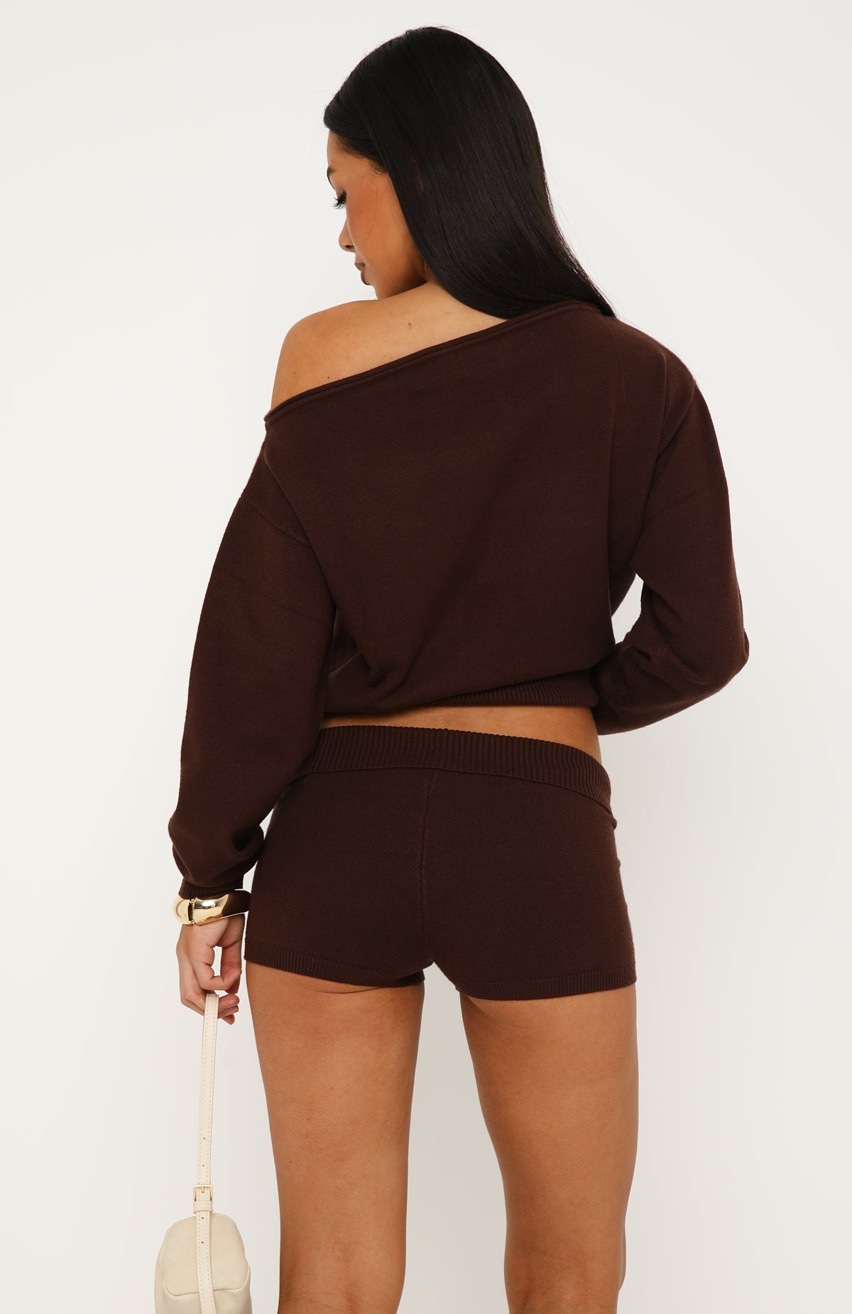 Everything To Everybody Booty Shorts Dark Chocolate
