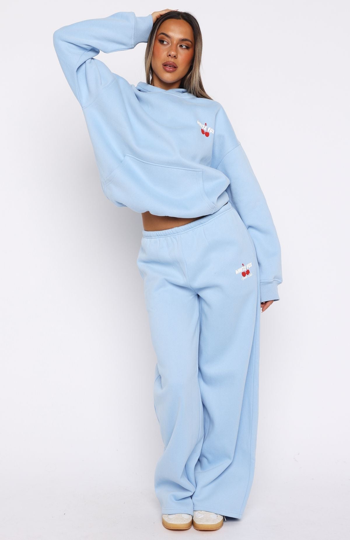 Club 14 Cassie Boxy Hoodie Blue