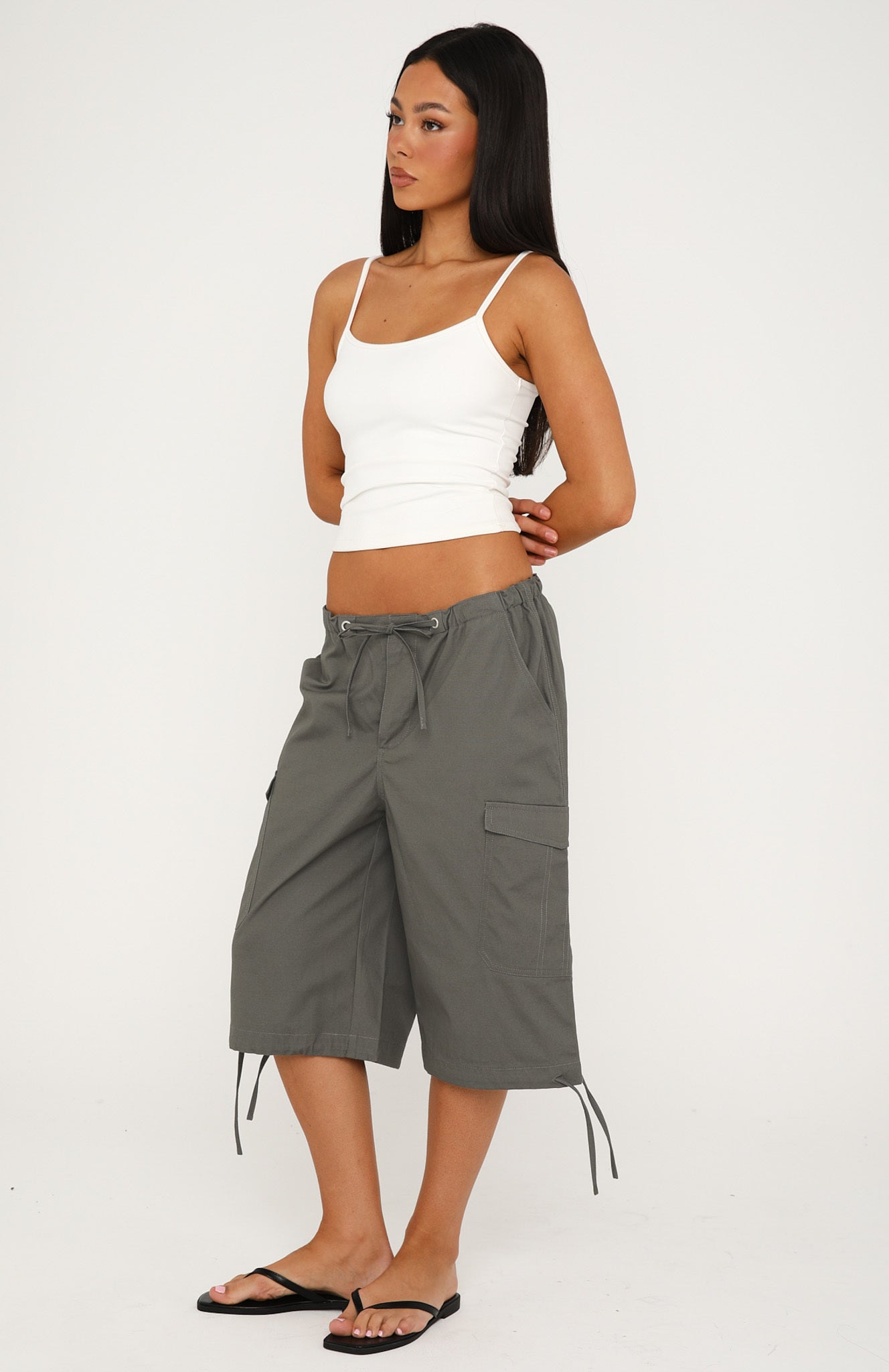 Just My Type Cargo Shorts Petrol