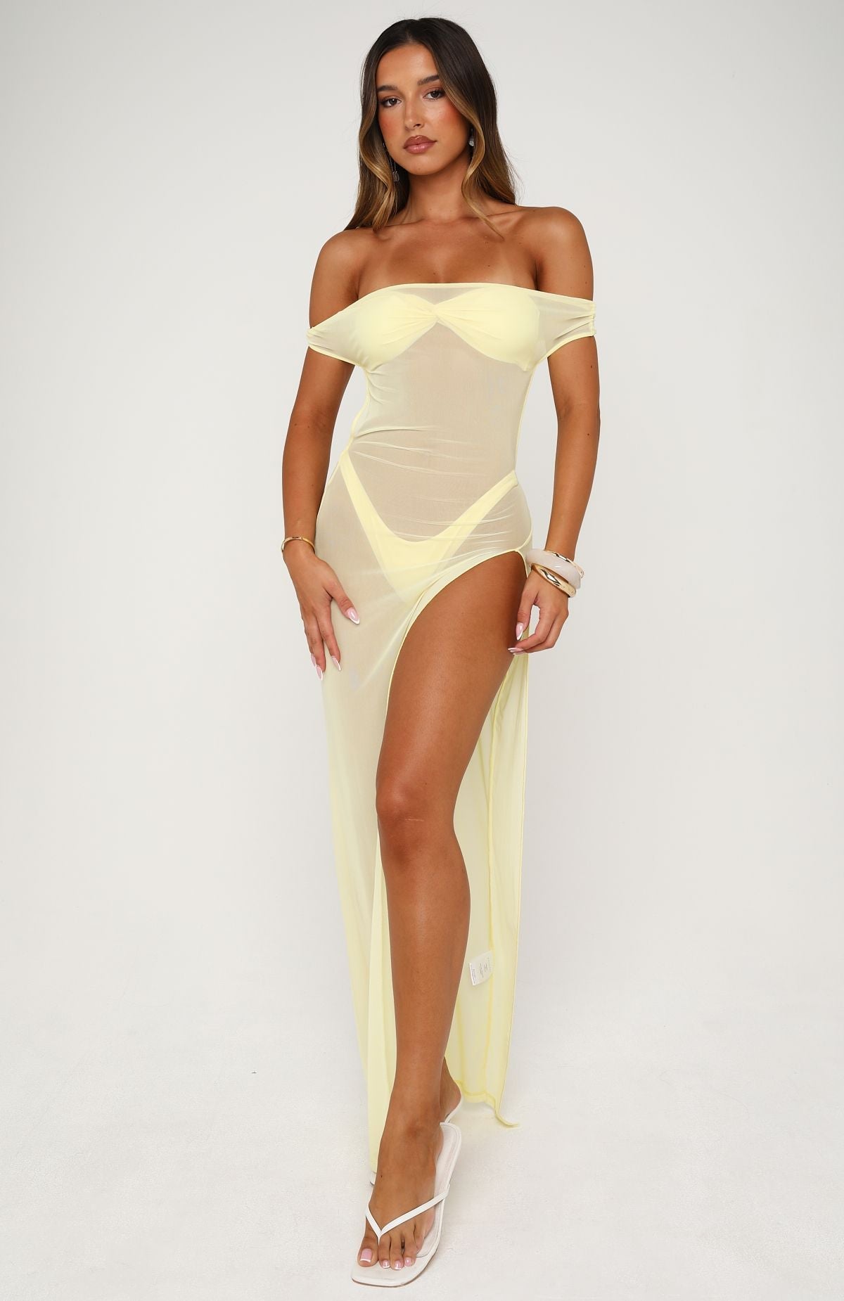 Sea Salt Sweet Maxi Dress Lemon