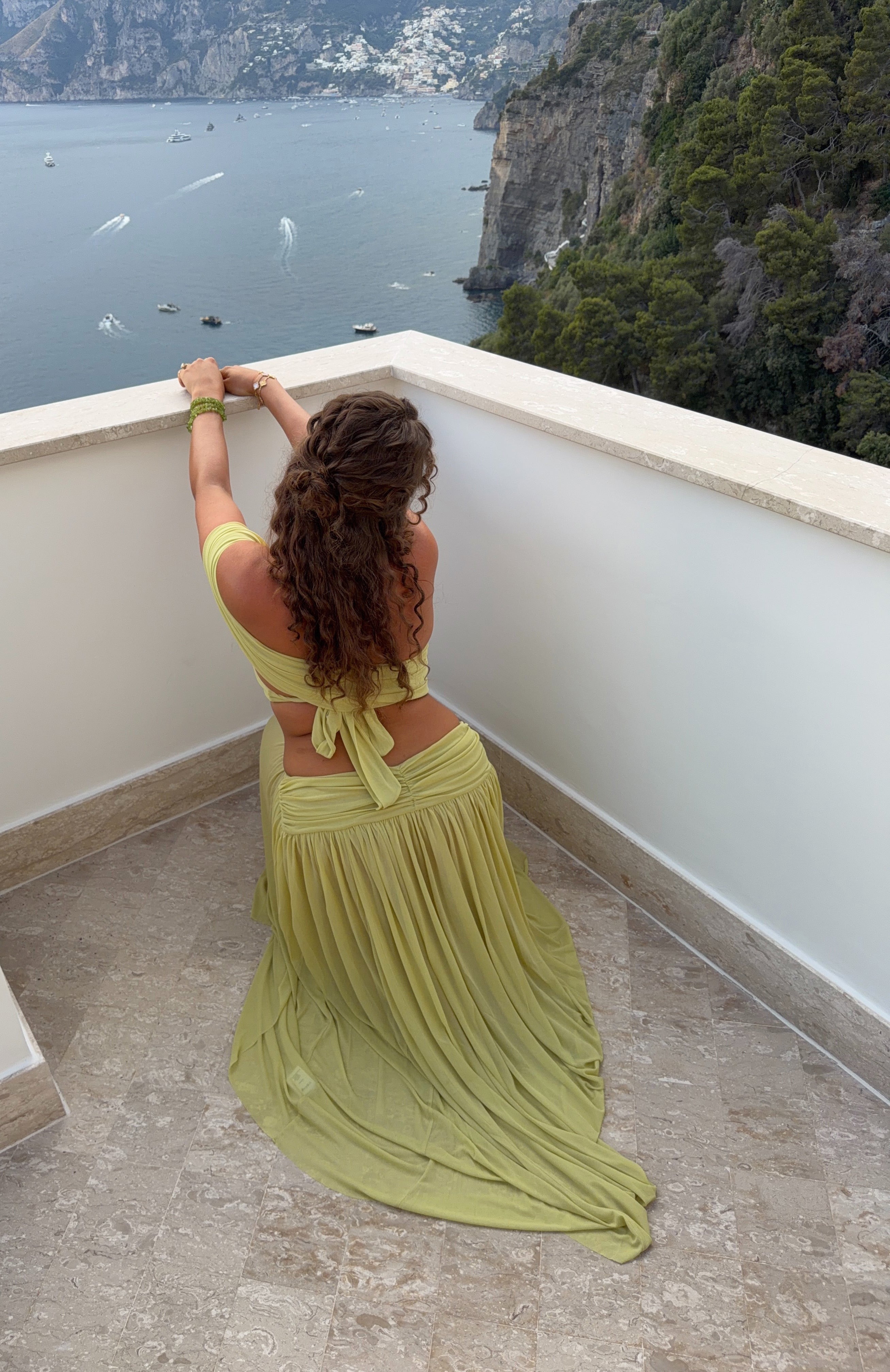Amore Ease Maxi Skirt Pistachio Mist
