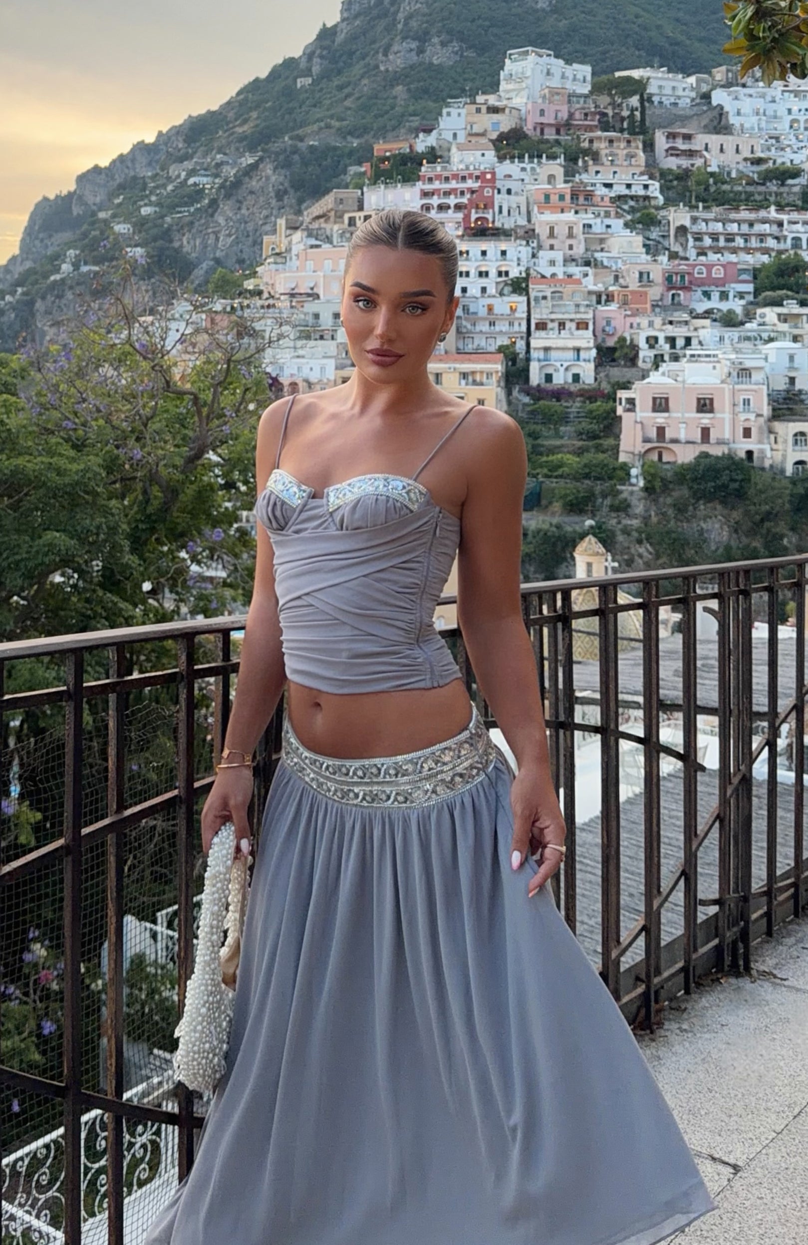Alegria Midi Skirt Dove