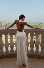 Bare Elegance Maxi Dress Off White