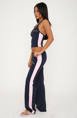 Better Off As Friends Straight Leg Pants Navy
