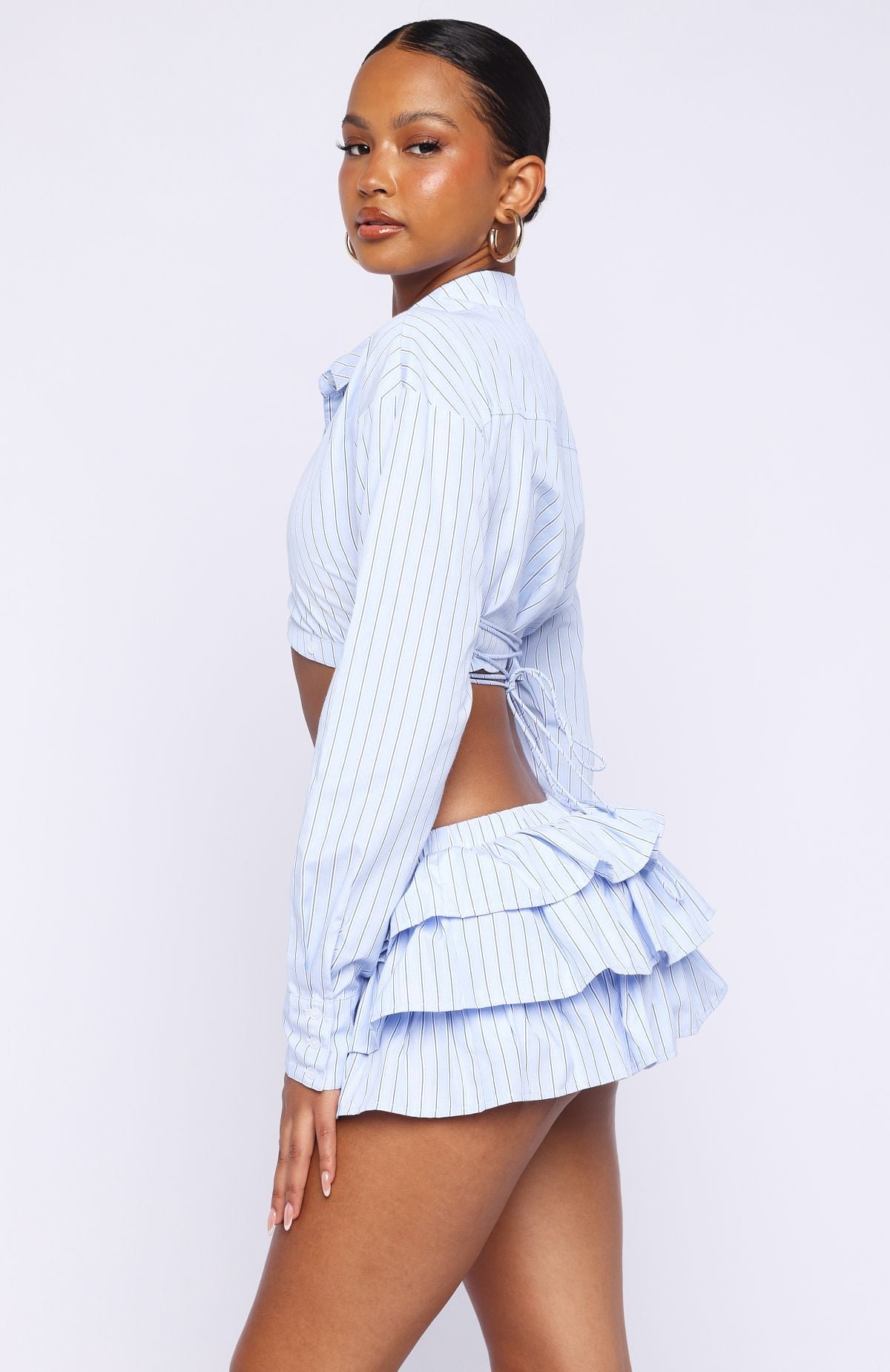Lightening Hour Mini Skort Sky Blue