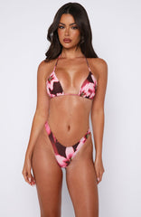 Golden Hour Bikini Top Blossom Cocoa