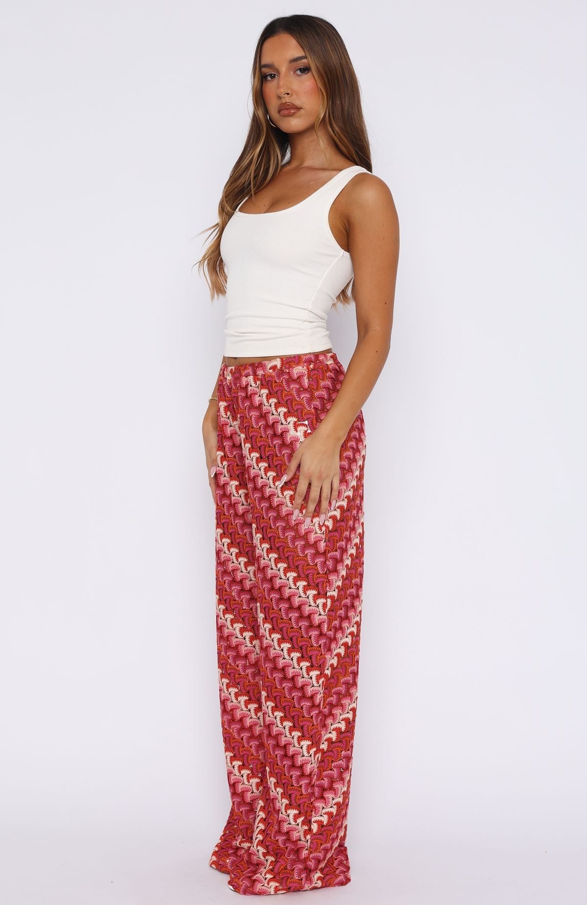Long Desire Pants Berry
