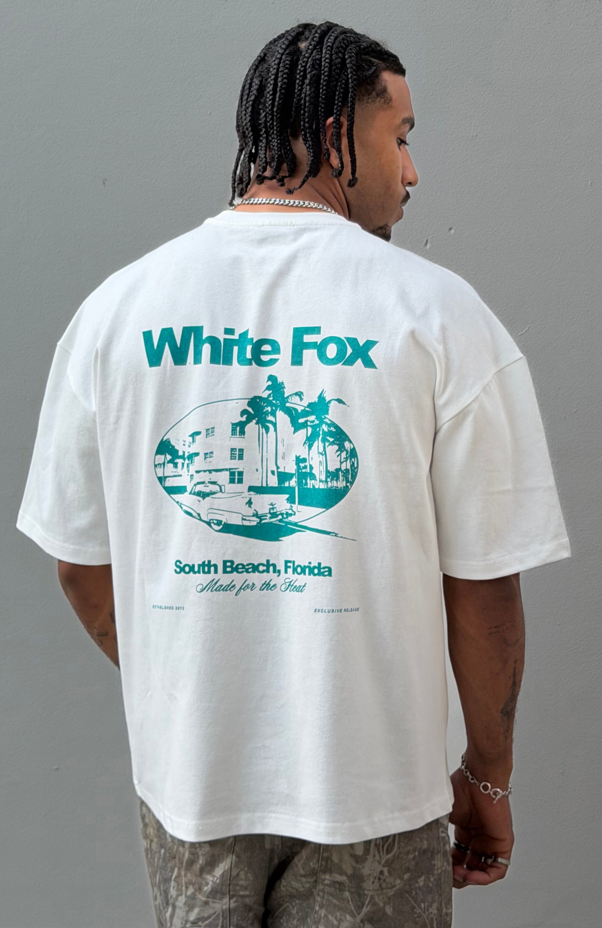 Made For The Heat Oversized Tee White