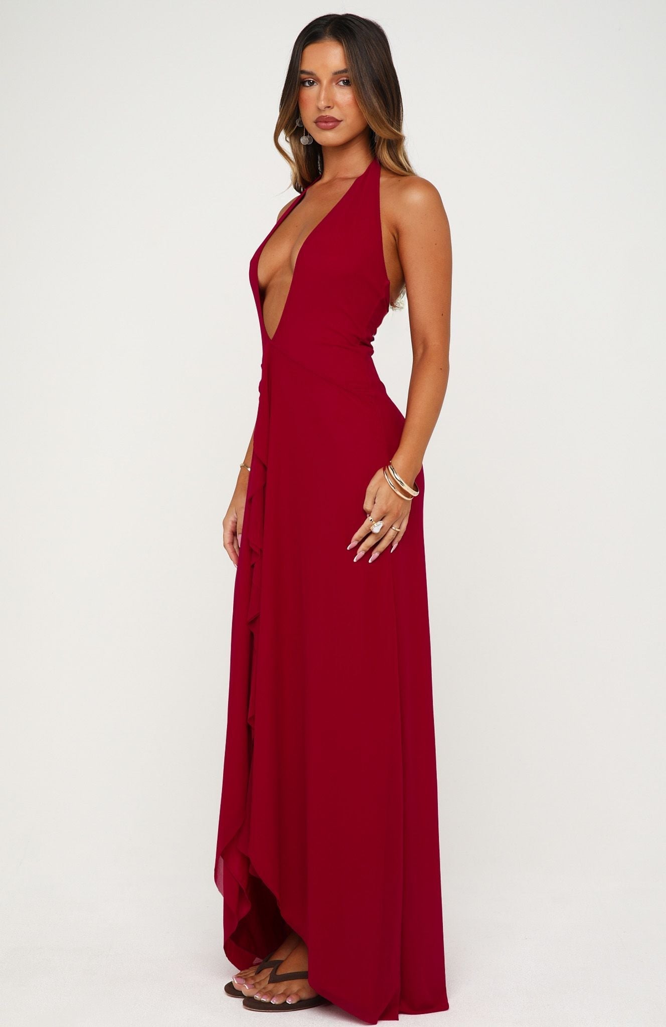 Sun Glam Maxi Dress Dragonfruit
