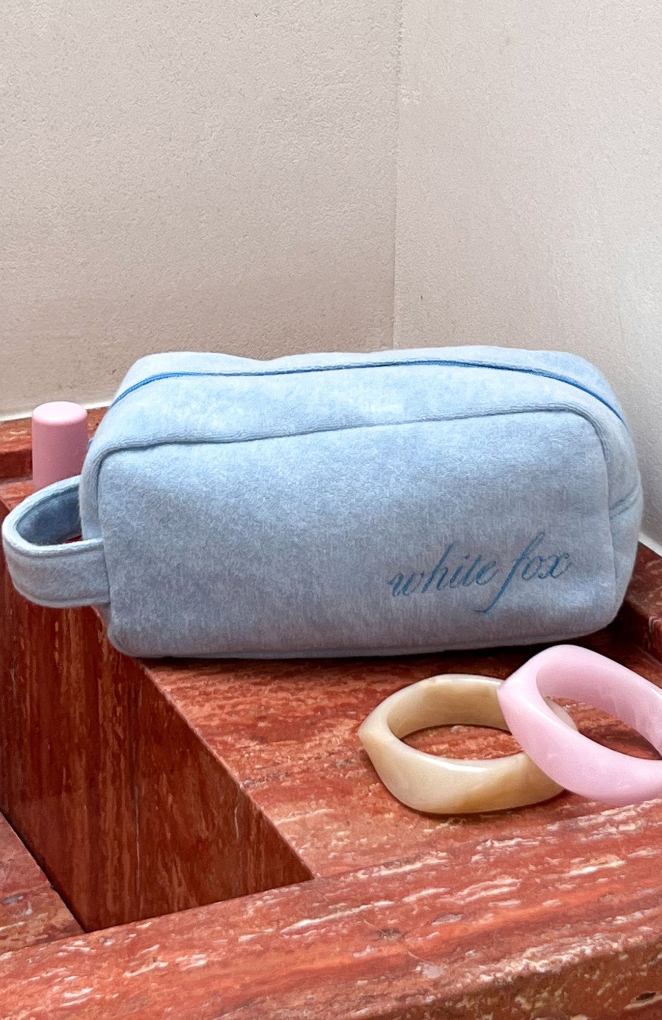 Lillian Cosmetic Bag Baby Blue