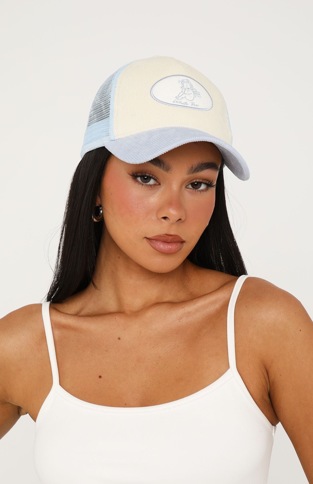 Just Too Cute Cap Baby Blue/Cream