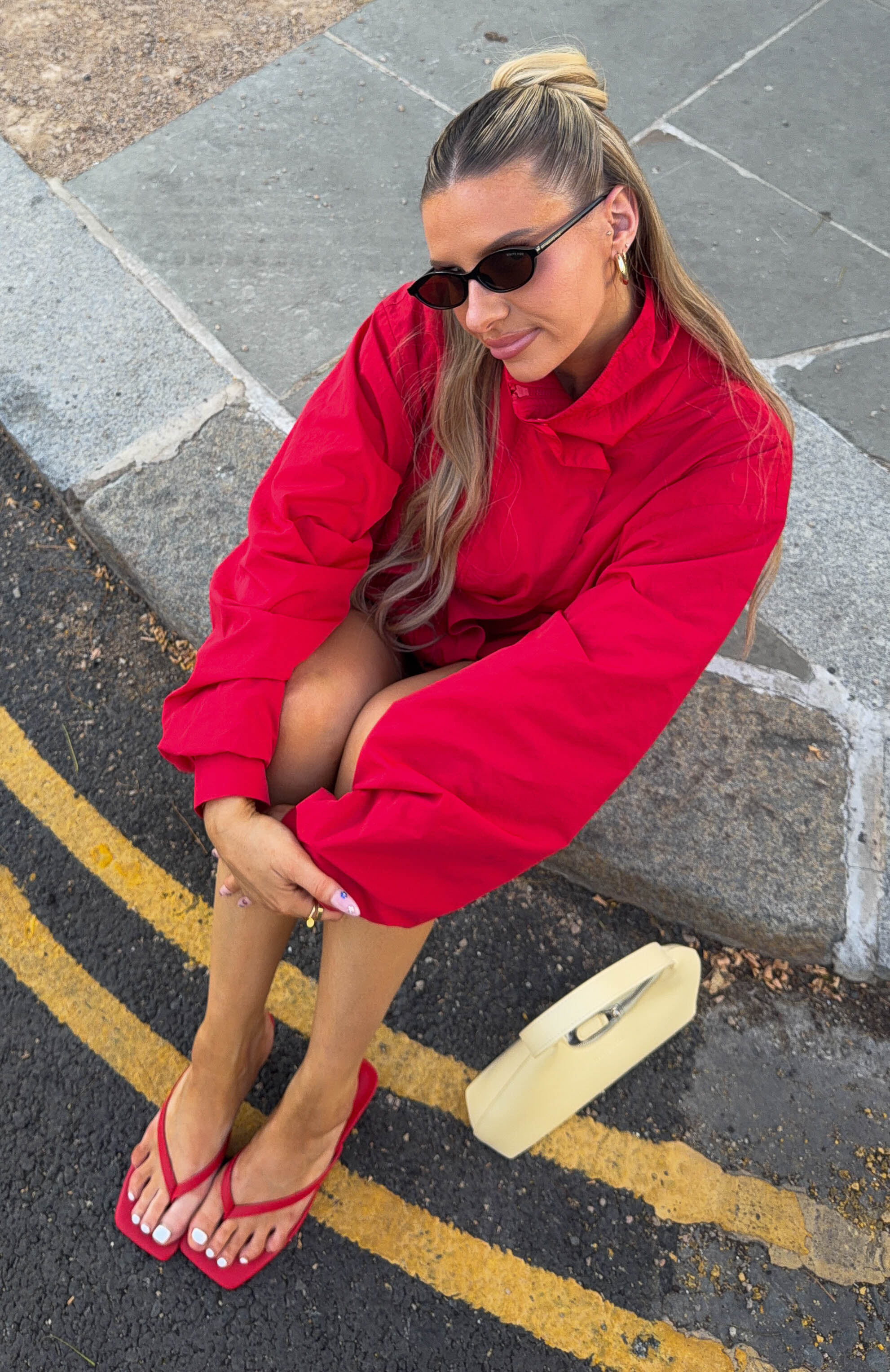 Back For Good Windbreaker Jacket Red