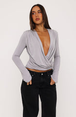 Fun And Flirty Long Sleeve Top Dove