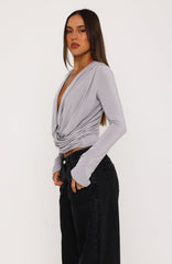 Fun And Flirty Long Sleeve Top Dove