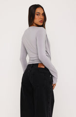 Fun And Flirty Long Sleeve Top Dove