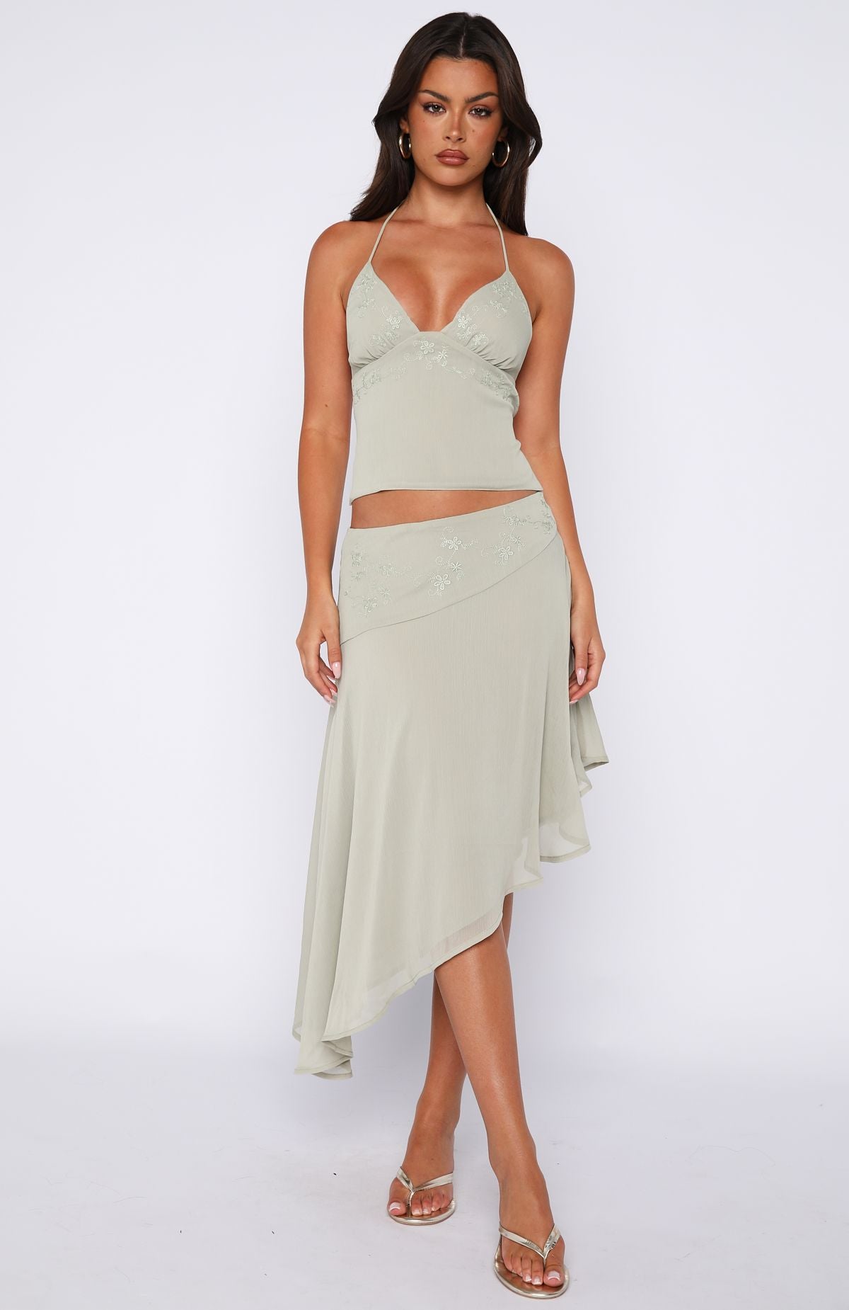 Hidden Grace Cami Top Sage