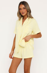 Comfort Coded Pyjama Set Lemon