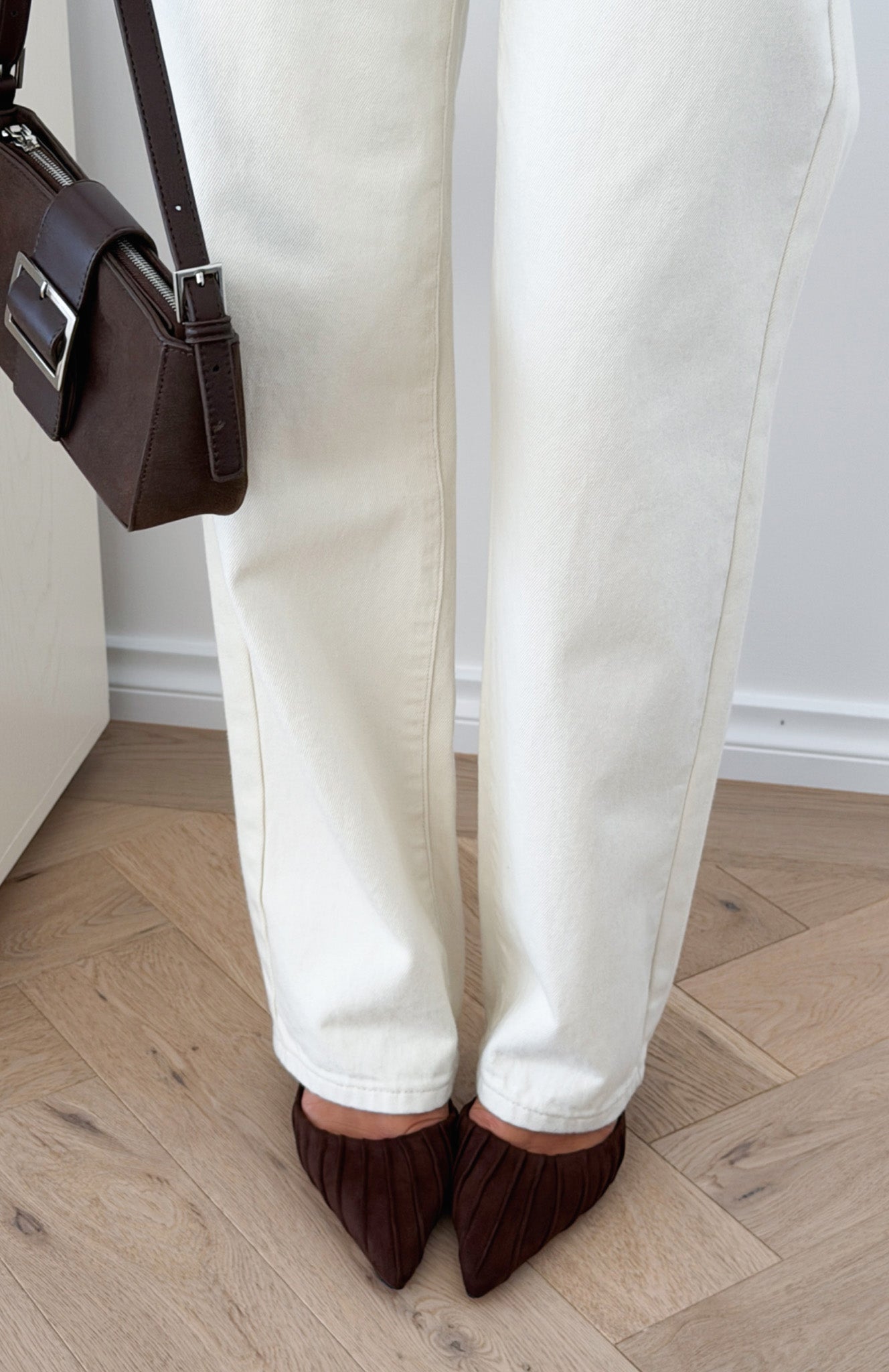 Lowanna Mules Chocolate Faux Suede