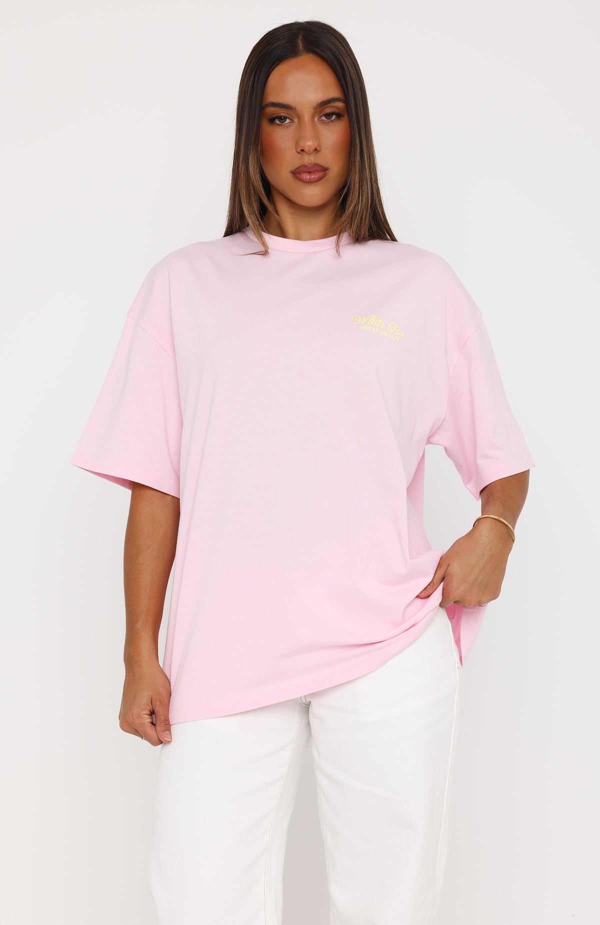 Amalfi Moments Oversized Tee Pink