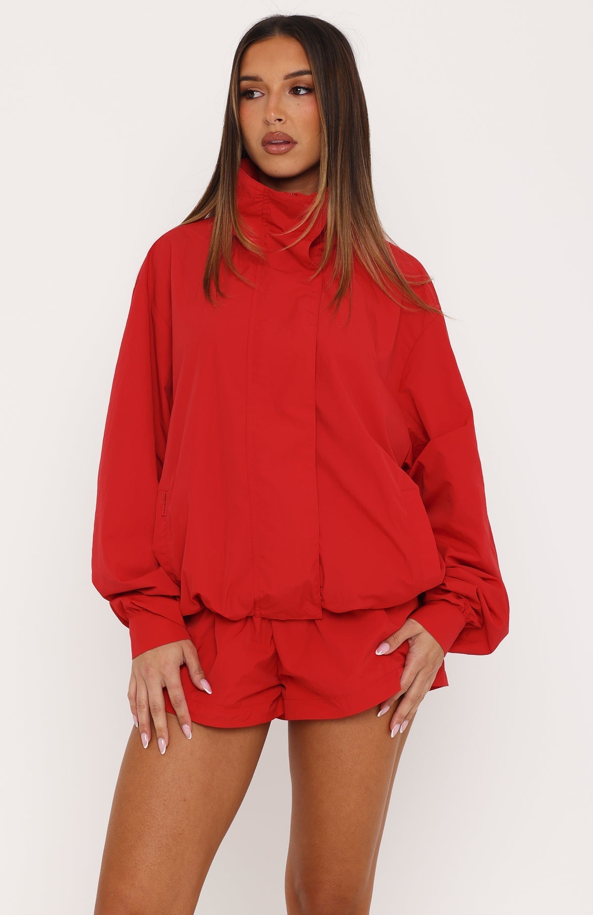 Back For Good Windbreaker Jacket Red