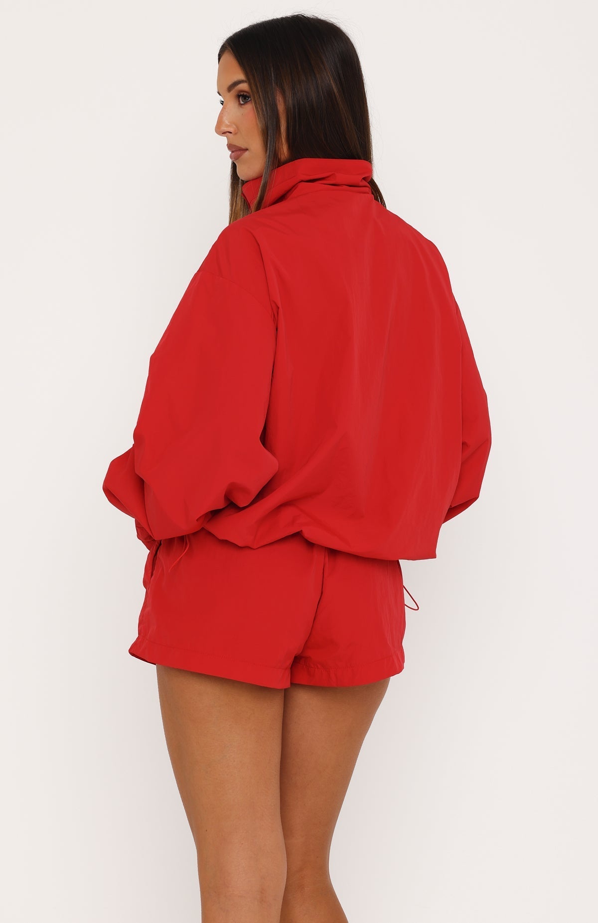 Back For Good Windbreaker Jacket Red