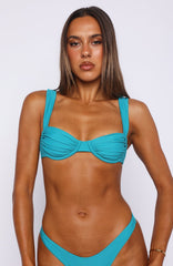 Balia Bikini Top Teal Crush
