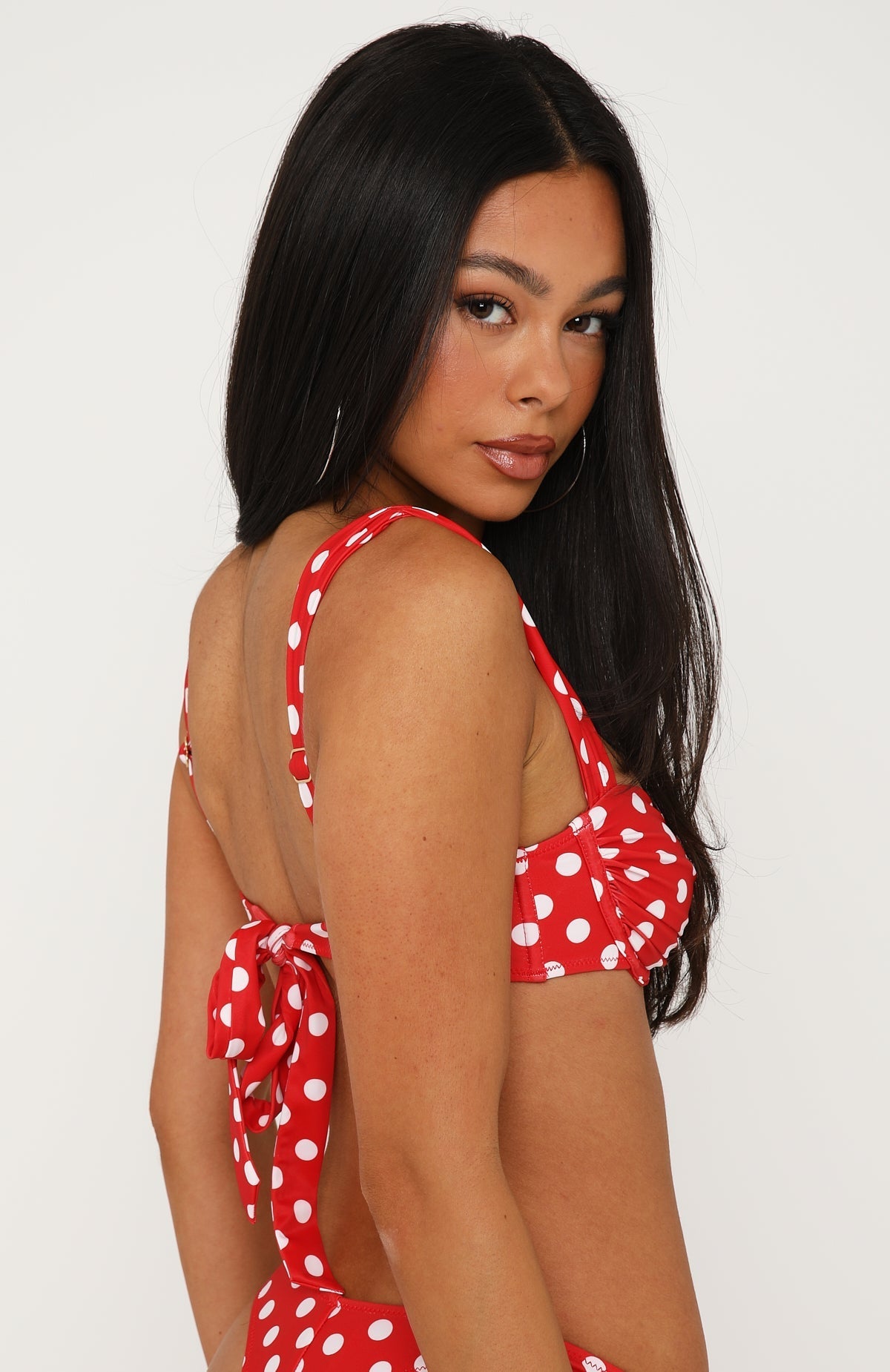 Balia Bikini Top Cherry Polka Dot