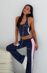 Better Off As Friends Halter Top Navy