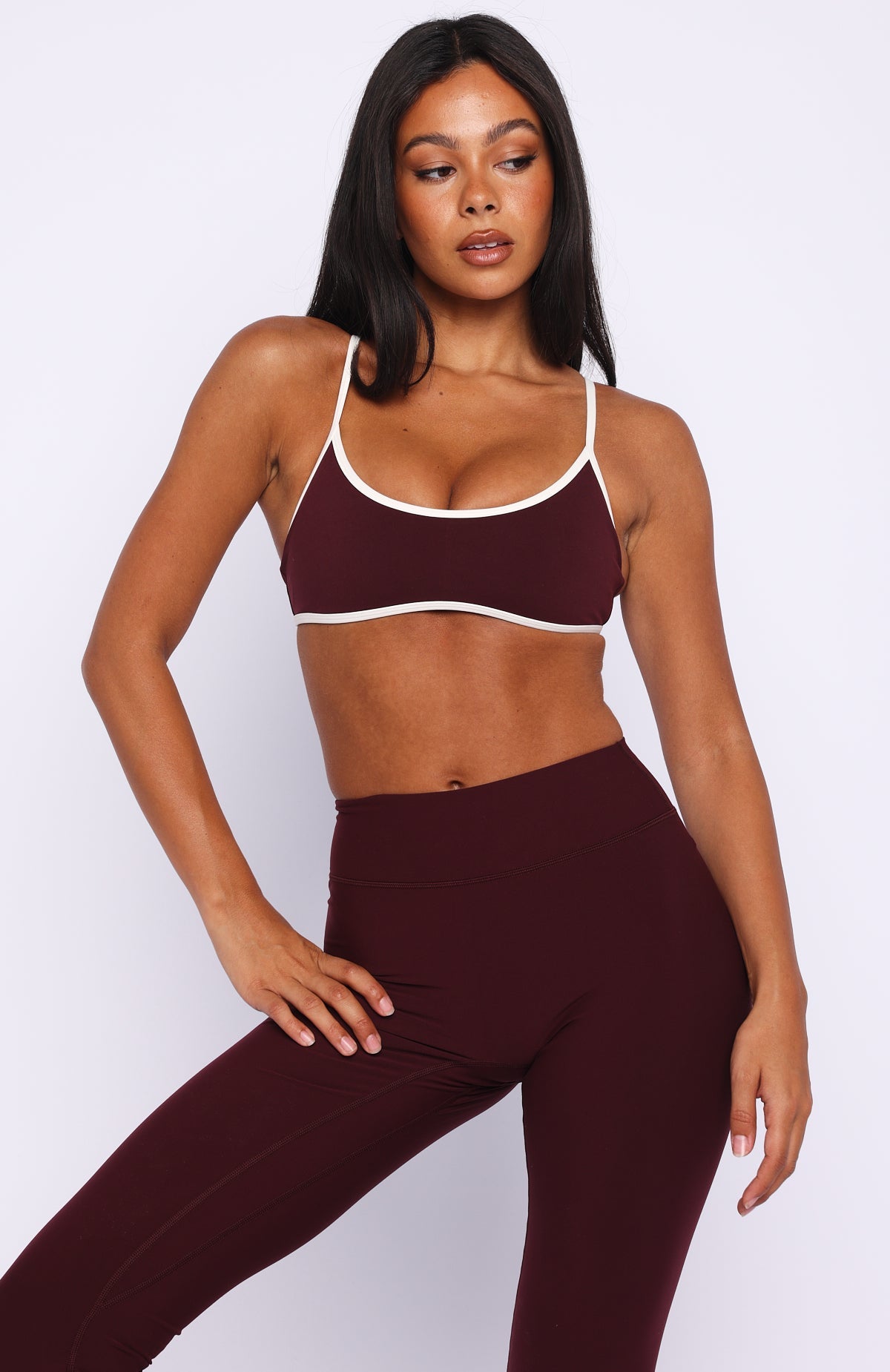 Blitz Sports Bra Merlot/Cream