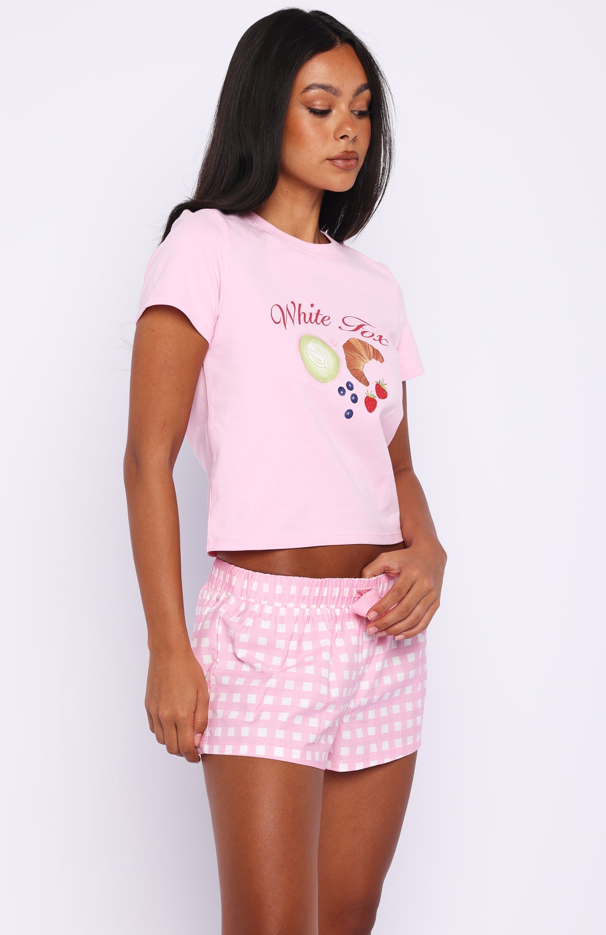 Breakfast In Bed Pyjama Set Pink