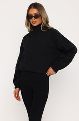 Cool Vibe Funnel Neck Jacket Black