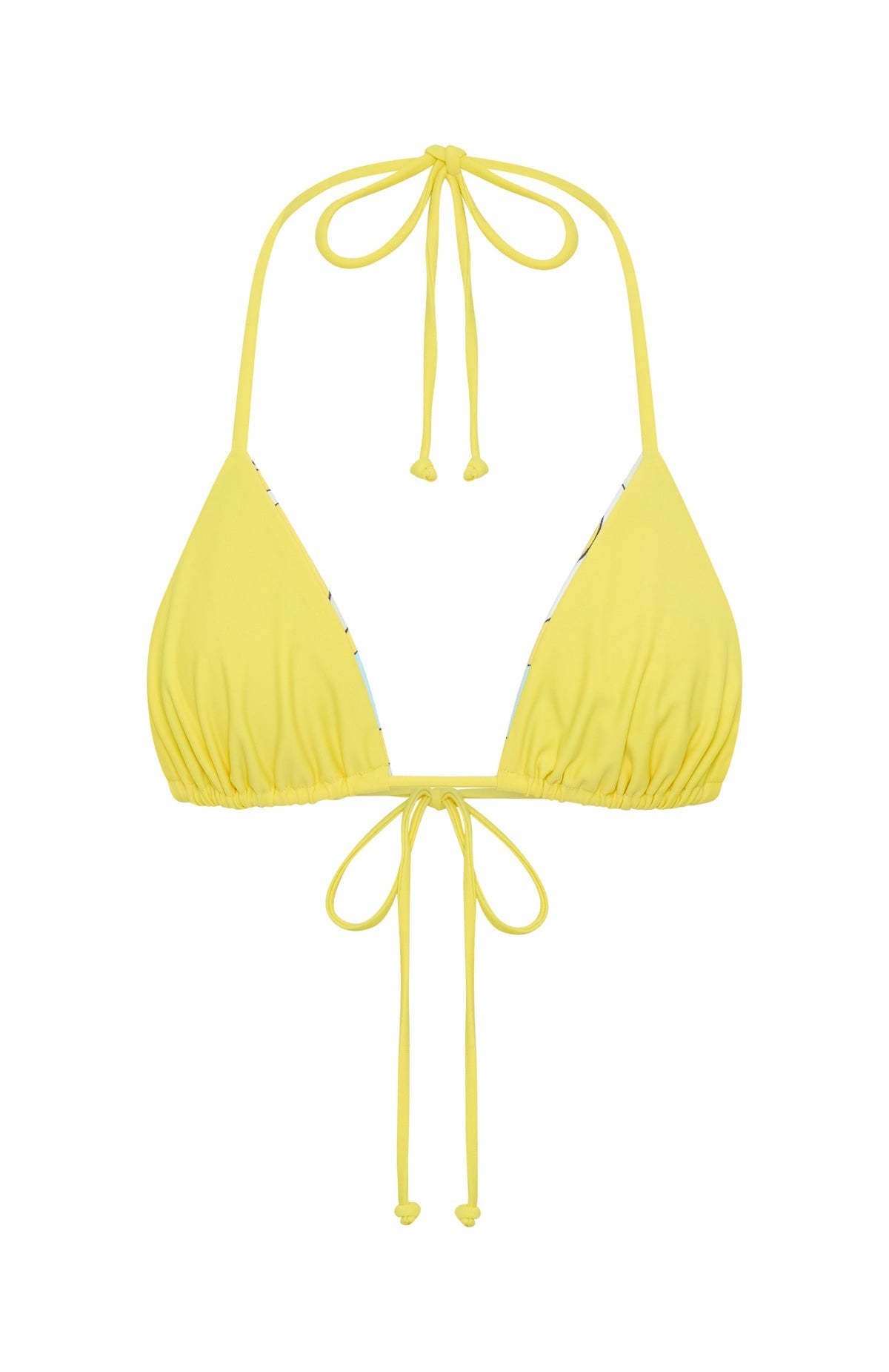Coolum Reversible Bikini Top Lemontini Fizz