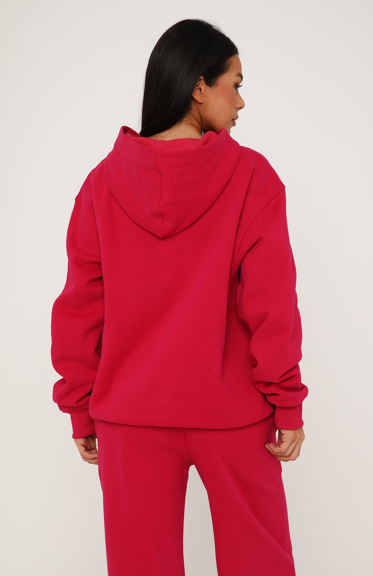 Core Classic Oversized Hoodie Berry