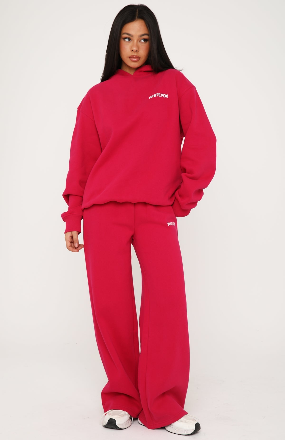 Core Classic Wide Leg Sweatpants Berry