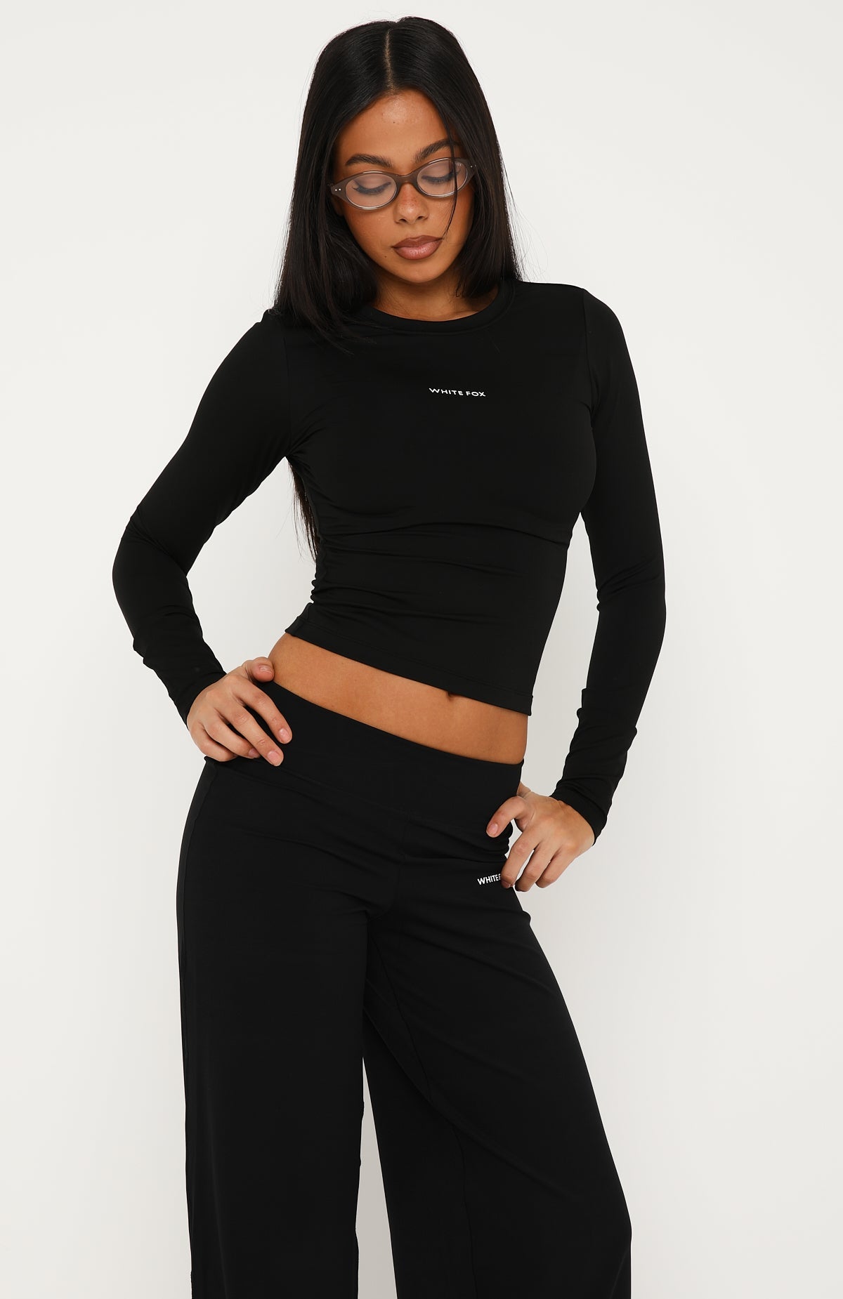 Core Strengths Long Sleeve Baby Tee Black
