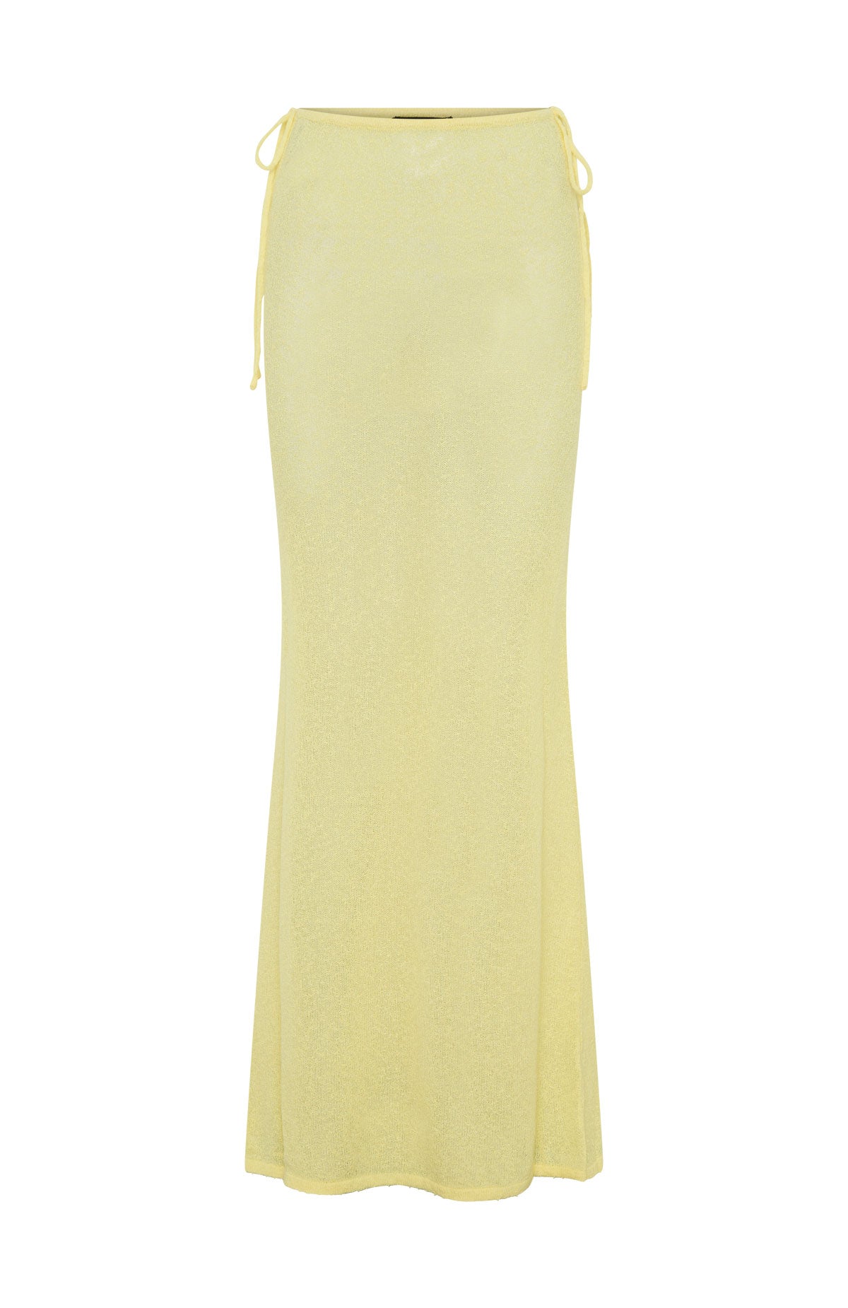 Costa Del Sol Knit Maxi Skirt Lemon