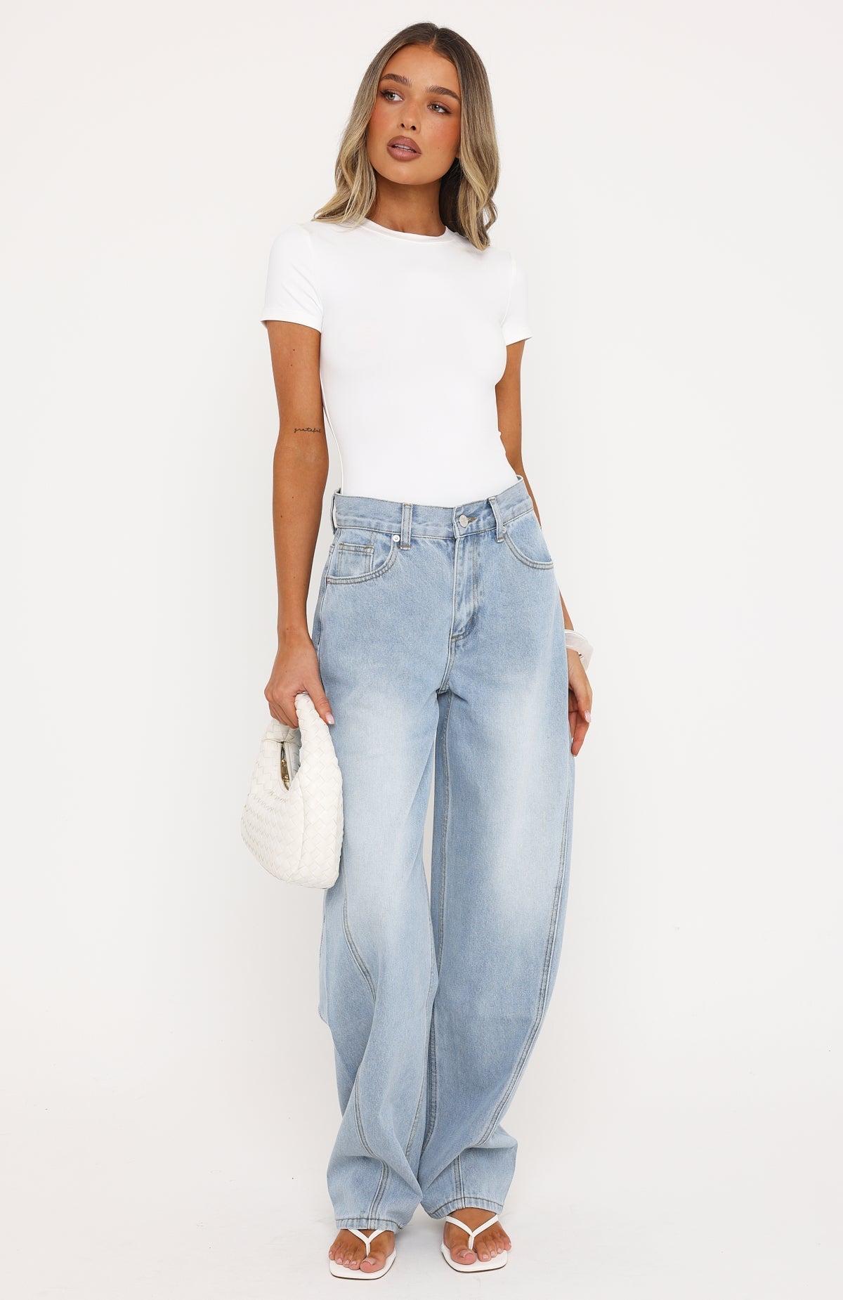 Experience It All Short Sleeve Bodysuit White