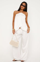 Fallen Glance Pants White