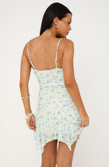 Floating Through It Mini Dress Lemon Blitz