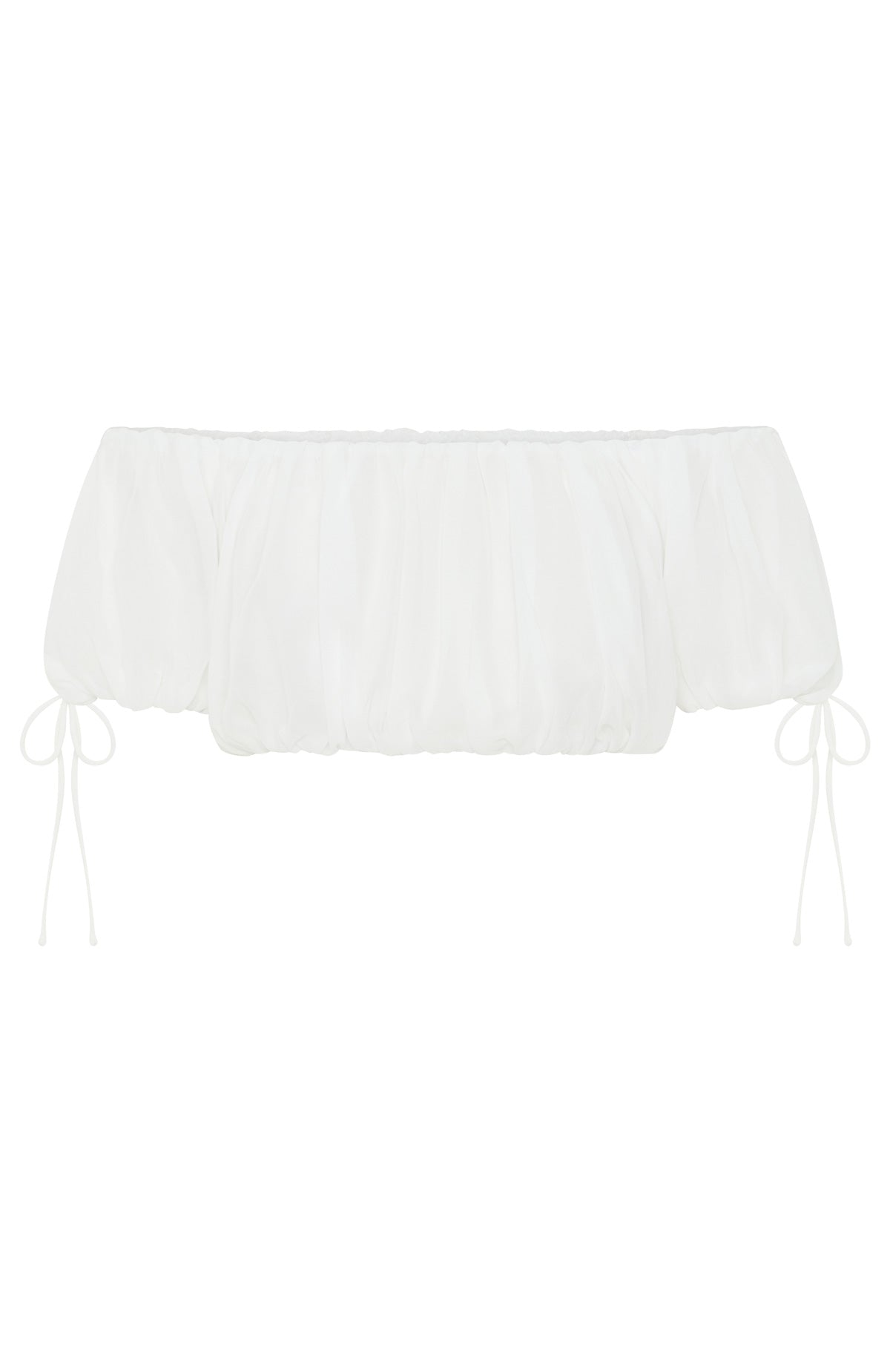 Flounce Flirt Top White