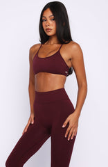 Fuel Seamless Sports Bra Merlot