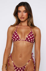 Golden Hour Bikini Top Sangria Spritz