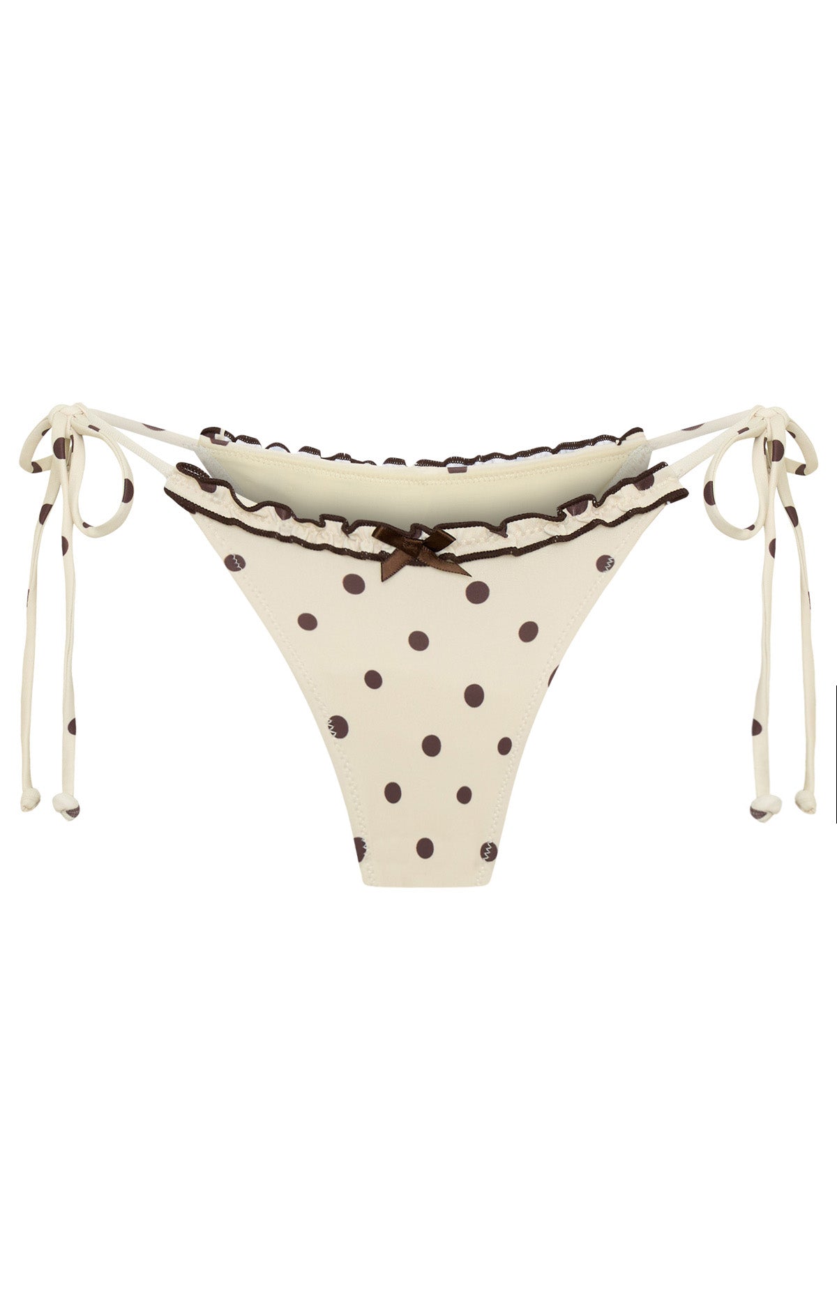 Josephine Bottoms Cream/Choc Polka Dot