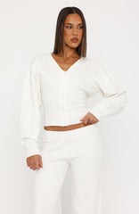 Kassandra Knit Cardigan Off White