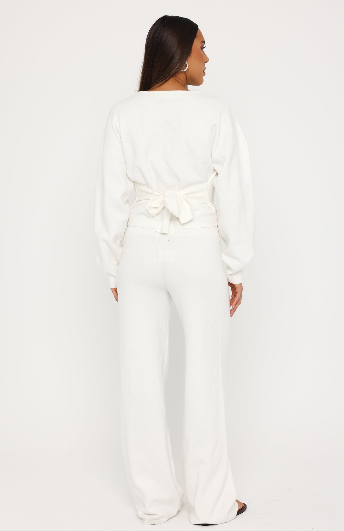 Kassandra Knit Pants Off White