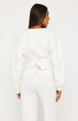 Kassandra Knit Cardigan Off White