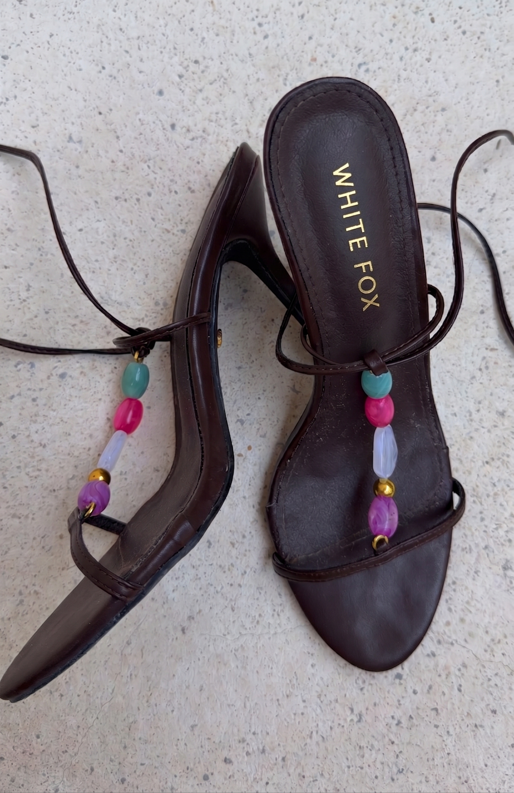 Lore Wrap Heels Chocolate
