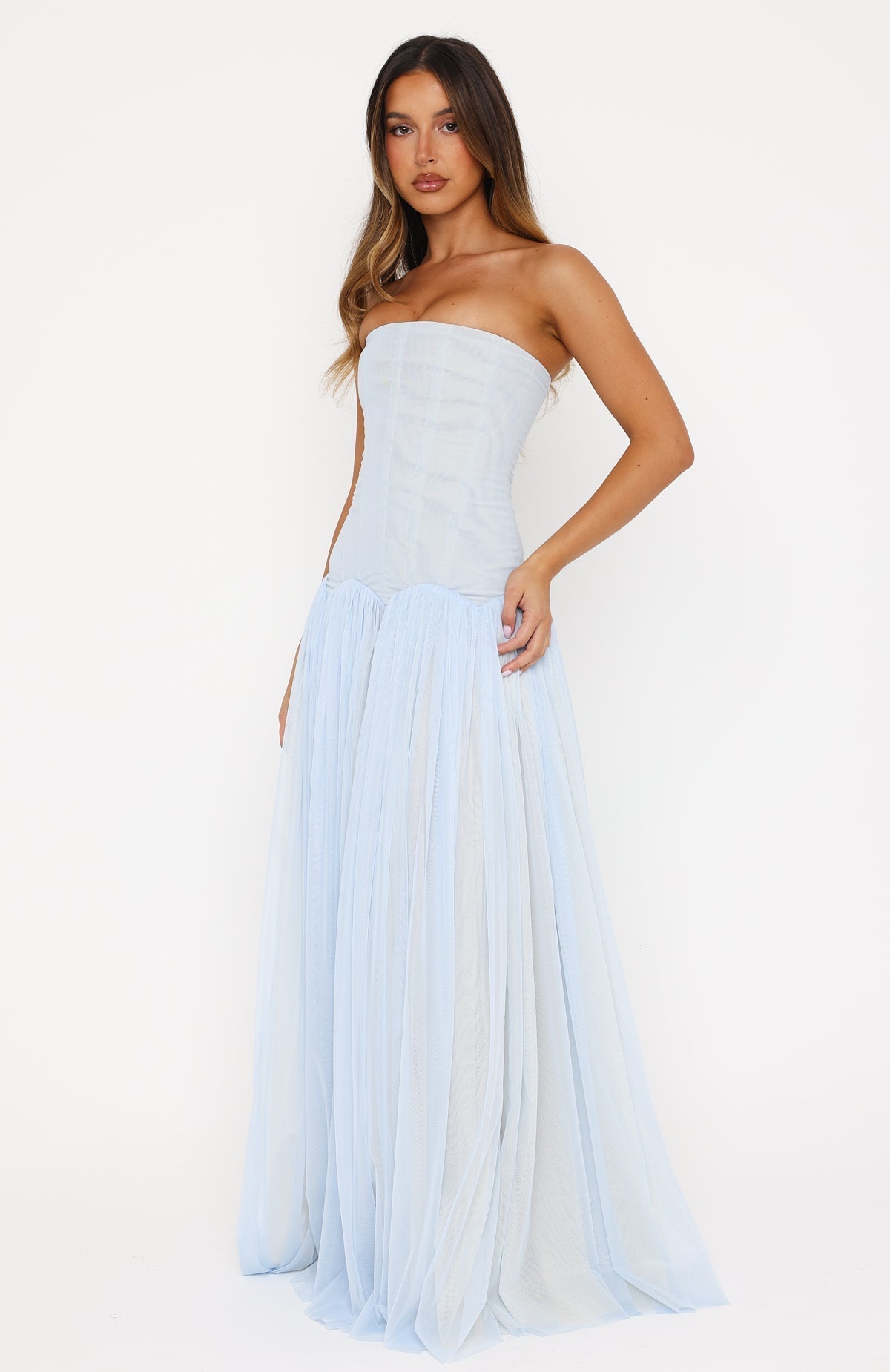 Magic Muse Maxi Dress Baby Blue