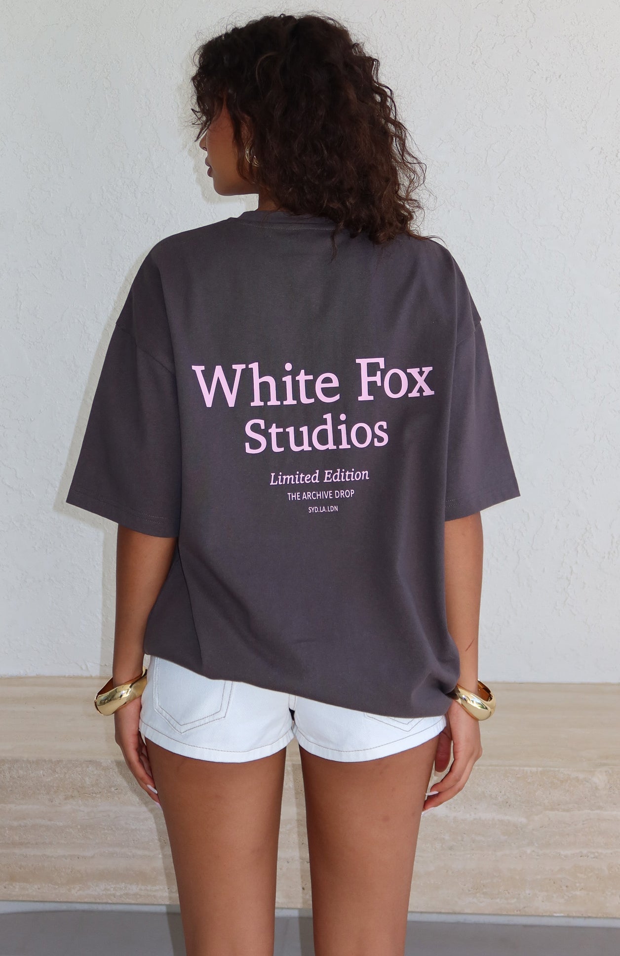 Midnight Chill Oversized Tee Charcoal