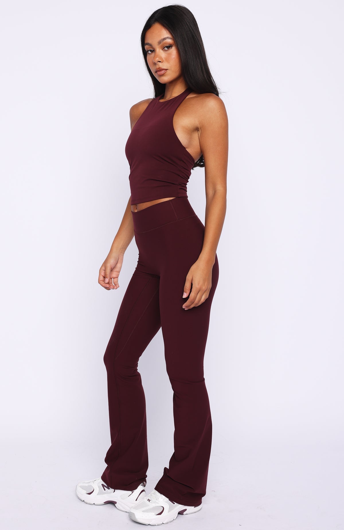 Movement Flare Leggings Merlot